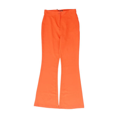 Red Solid Dress Pants