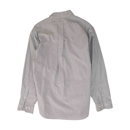 Blue Striped Long Sleeve Button Down