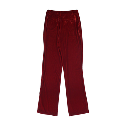 Red Straight Pants