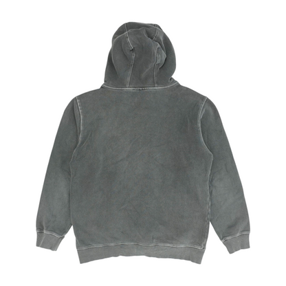 Gray Solid Hoodie Pullover