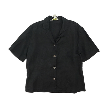 Navy Button Down