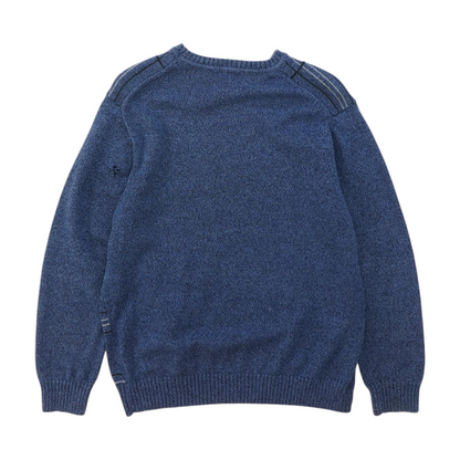 Blue Plaid Pullover Sweater