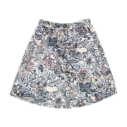 Multi Floral Mini Skirt