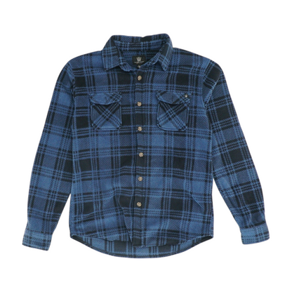 Blue Plaid Flannel Button Down