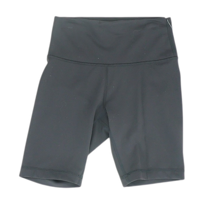 Black Solid Active Shorts