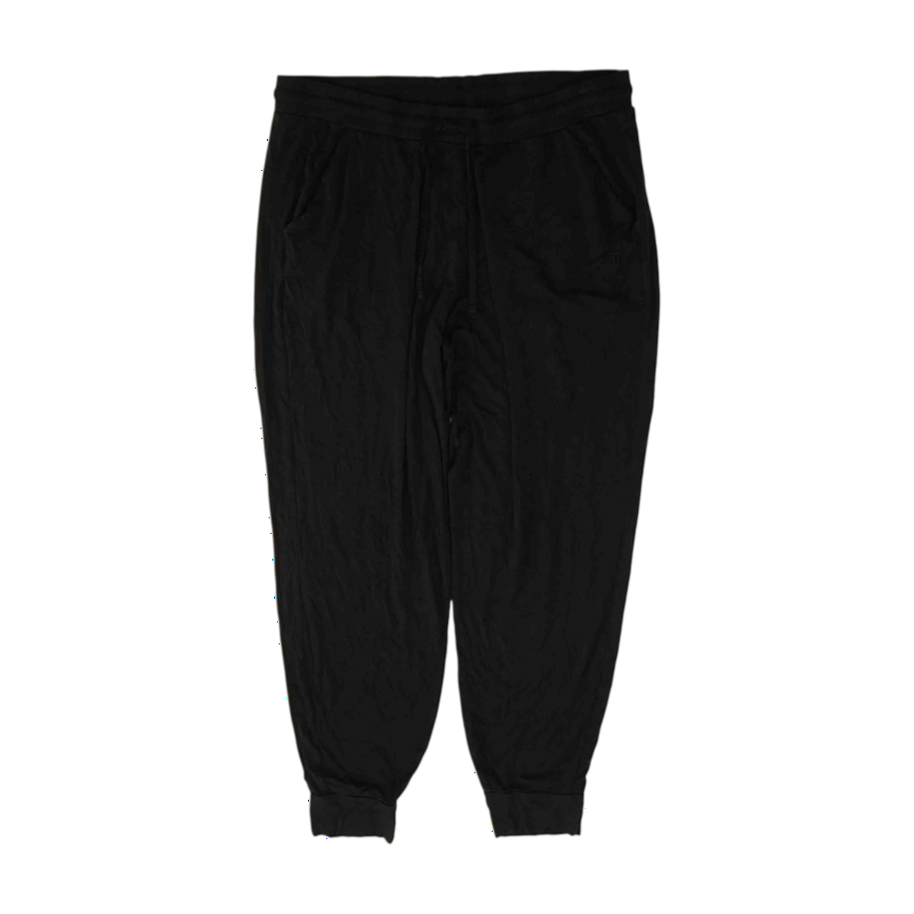 Black Solid Pajama Bottom