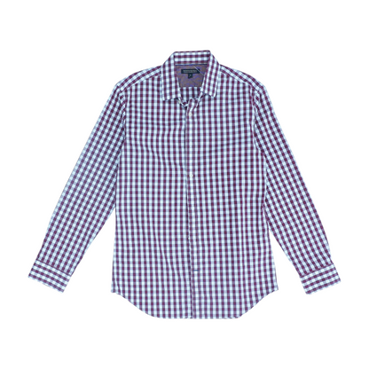 Red Check Long Sleeve Button Down