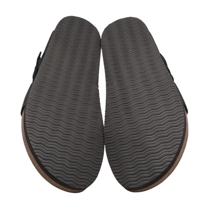 Black Flat Sandals