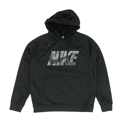 Black Solid Hoodie Pullover