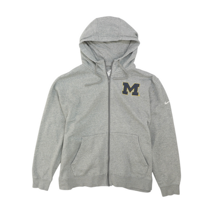 Gray Michigan Wolverines Solid Active Jacket