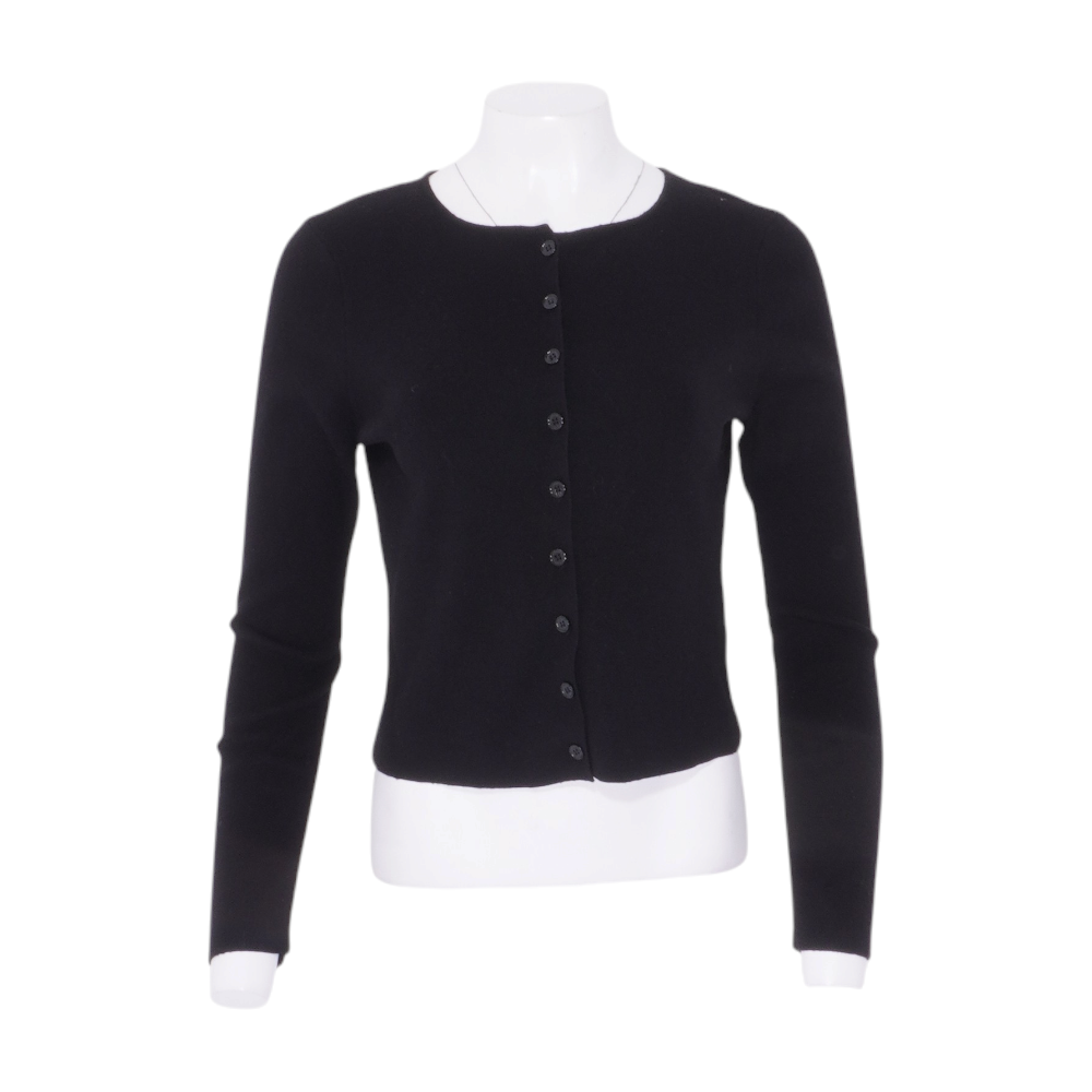 Black Cardigan Sweater