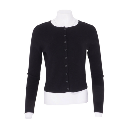 Black Cardigan Sweater