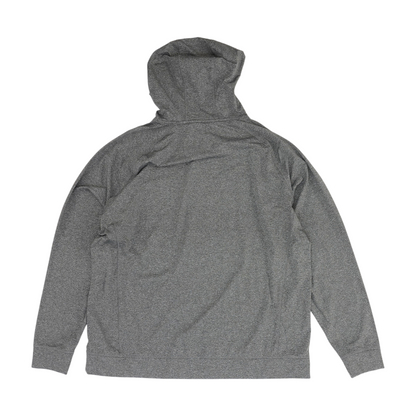 Gray Solid Hoodie Pullover
