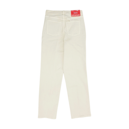 Cream Tall Straight Jeans