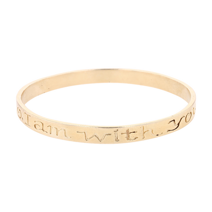 14K Yellow Gold Bangle Bracelet