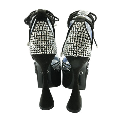 Black Block Heels