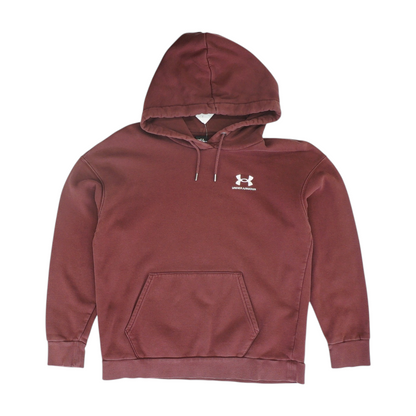 Burgundy Solid Hoodie Pullover