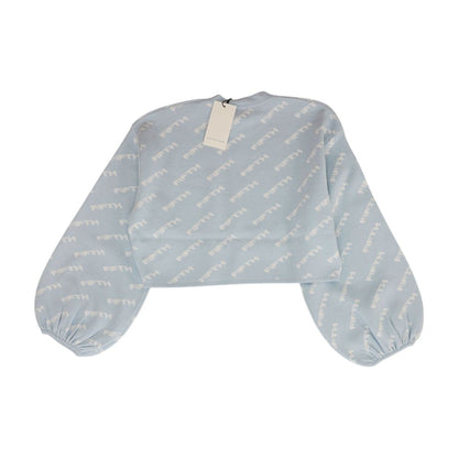 Blue Misc. Knit Top