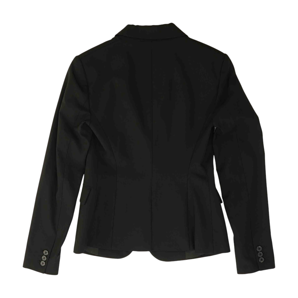 Black Solid Blazer