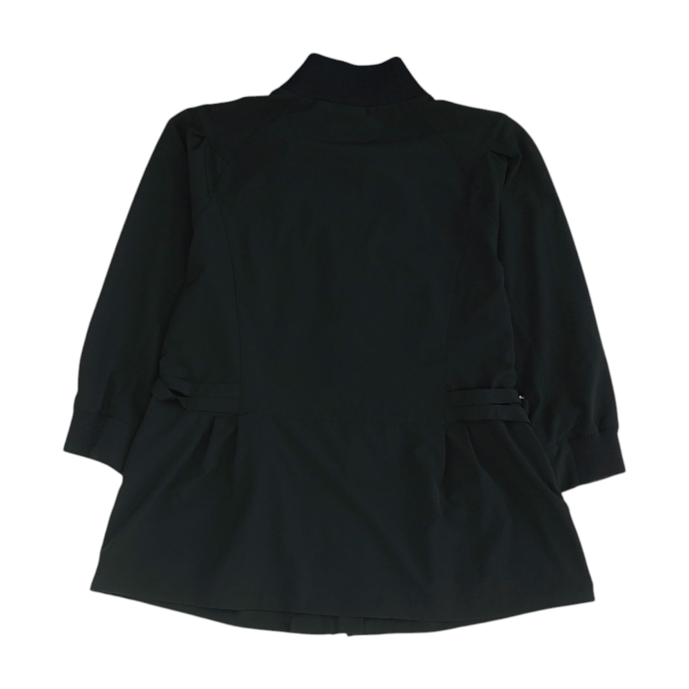 Black Solid Active Jacket