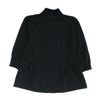 Black Solid Active Jacket