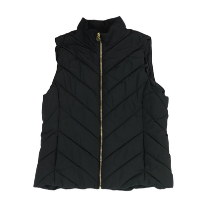 Black Solid Active Vest