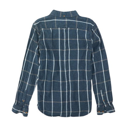 Blue Check Flannel Button Down
