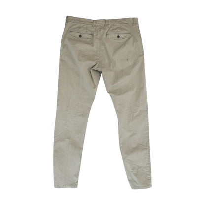 Khaki Solid Chino Pants