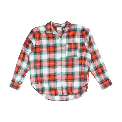 Multi Plaid Flannel Button Down