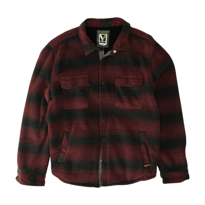 Maroon Plaid Jacket