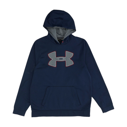Navy Graphic Hoodie Pullover