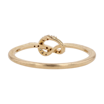 18K Yellow Gold Diamond Fashion Ring
