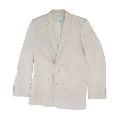 Pink Solid Suit Jacket
