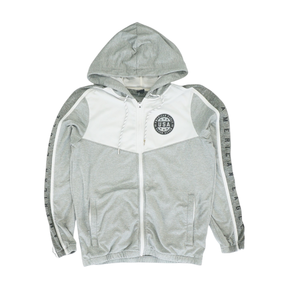 Gray Color Block Active Jacket