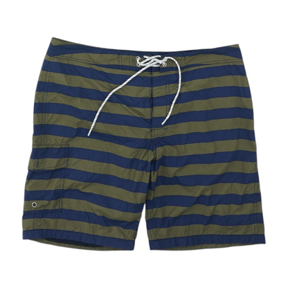 Green Striped Swim Bottom