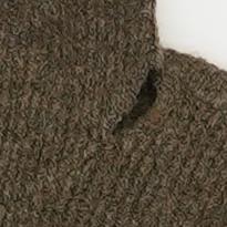 Brown Solid Pullover Sweater