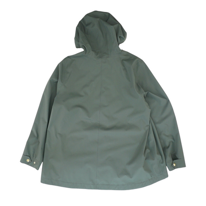 Gray Solid Rain Jacket