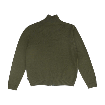 Olive Solid Cardigan Sweater