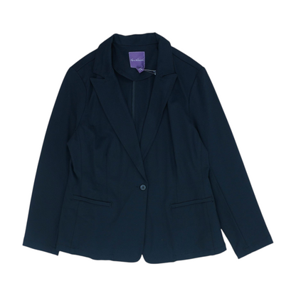 Black Solid Blazer