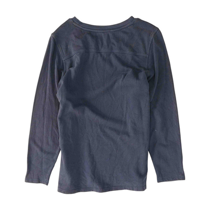 Gray Solid Sweatshirt Pullover