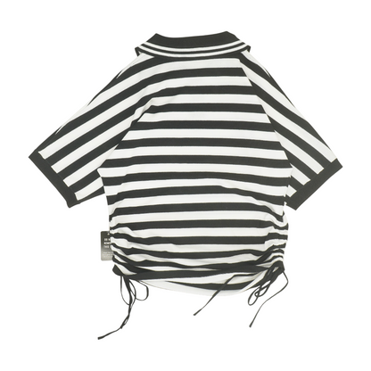 Black Striped Pullover Sweater