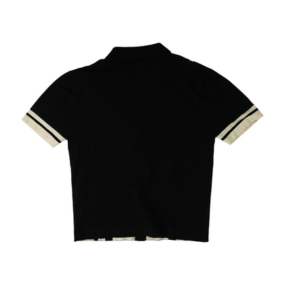 Black Striped Pullover Sweater