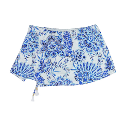 Blue Floral Swim Bottom
