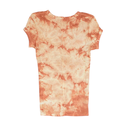 Rust Tie-Dye Blouse