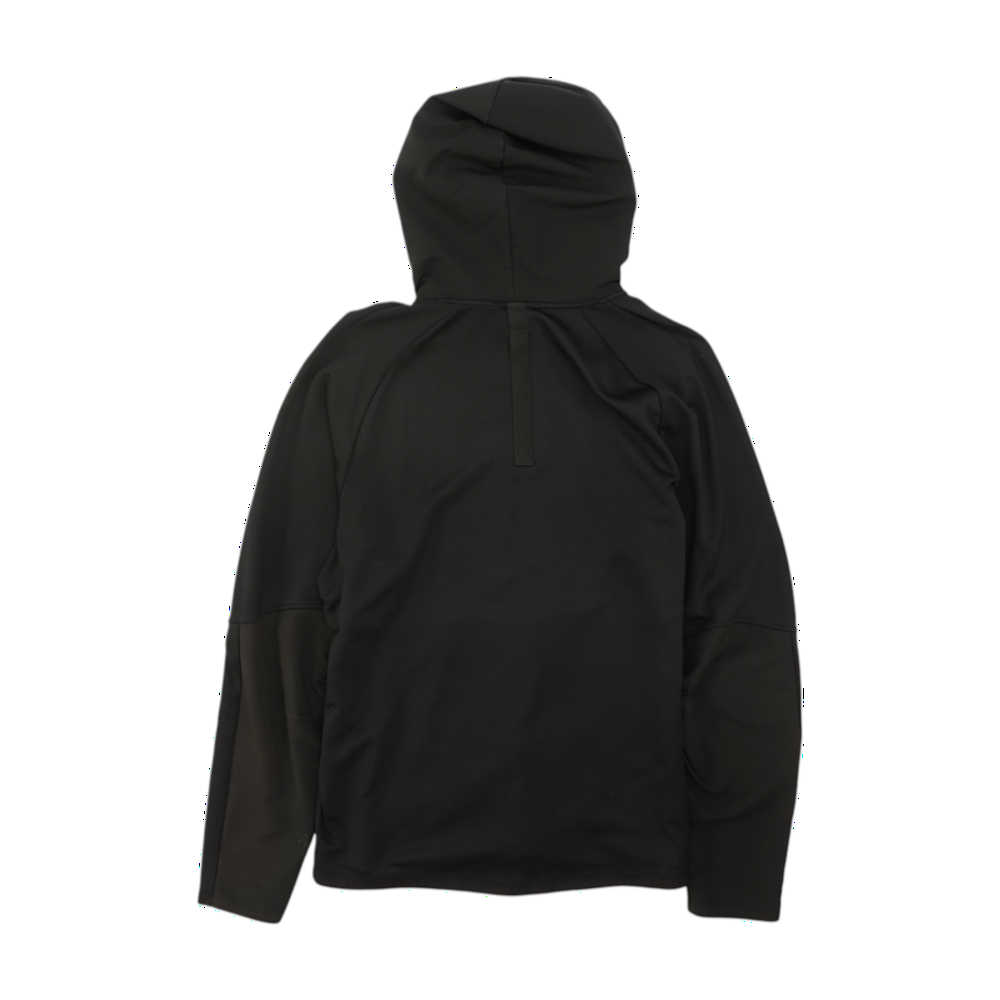 Black Solid Hoodie Pullover