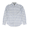 White Plaid Long Sleeve Button Down