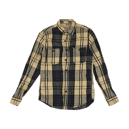 Blue Plaid Flannel Button Down