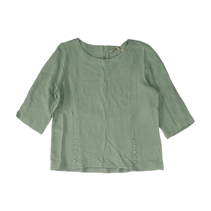 Green Petite Blouse