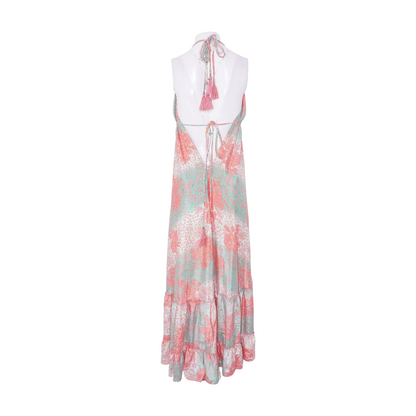 Green Floral Maxi Dress