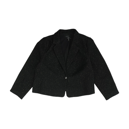 Black Plus Solid Blazer